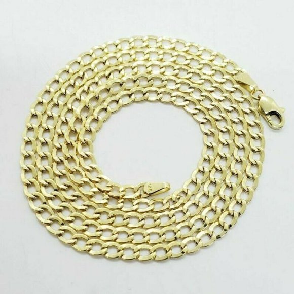 Solid 10K Diamond Cut 2.5mm 20" Necklace - Picture 4 of 4